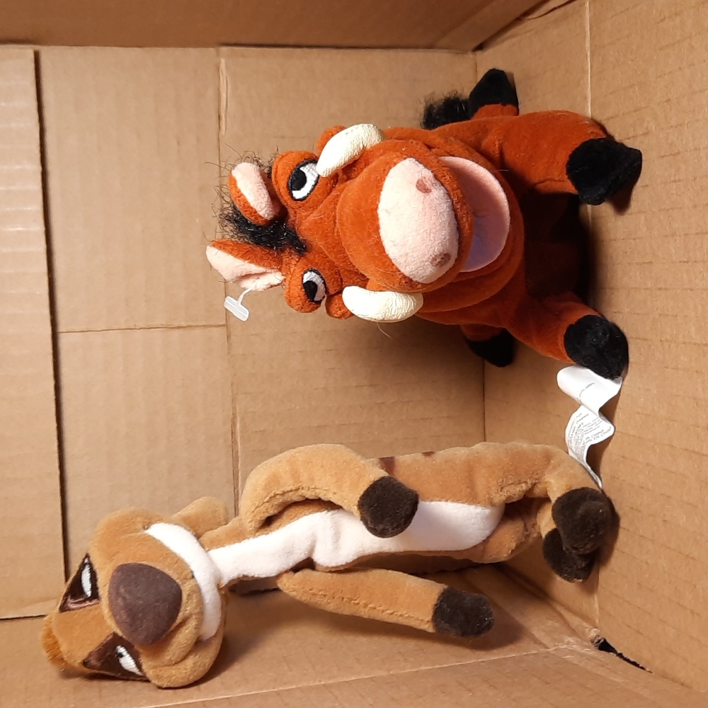 Timon & Pumbaa plush